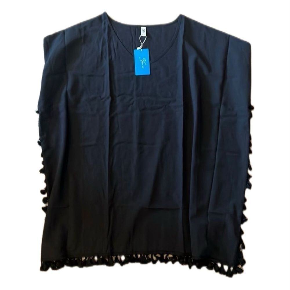 Black beach cover up